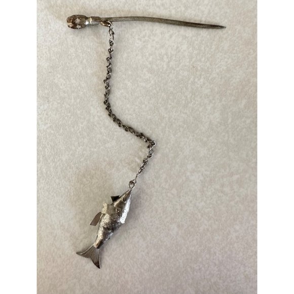 Jewelry | Antique Victorianera Chinese Sterling Silver Articulated Fish ...